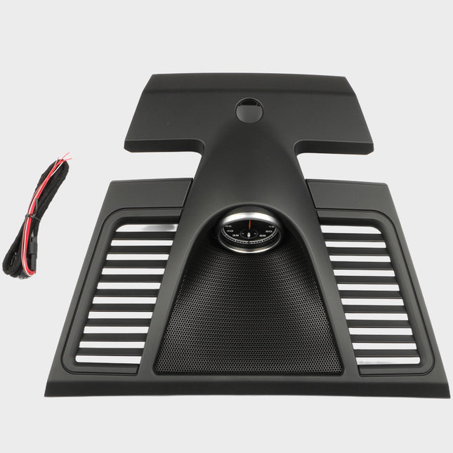Dashboard Clock Cover for Panamera 2010‑2016, Instrument Panel Trim 97055215101 Upper Black Dash Clock Housing Replacement (Black stopwatch)| Jaronx