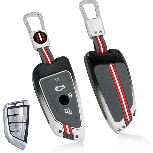 For BMW Key Fob Cover Sporty Red Silicone for 2 3 5 6 7 8 X Series | Jaronx