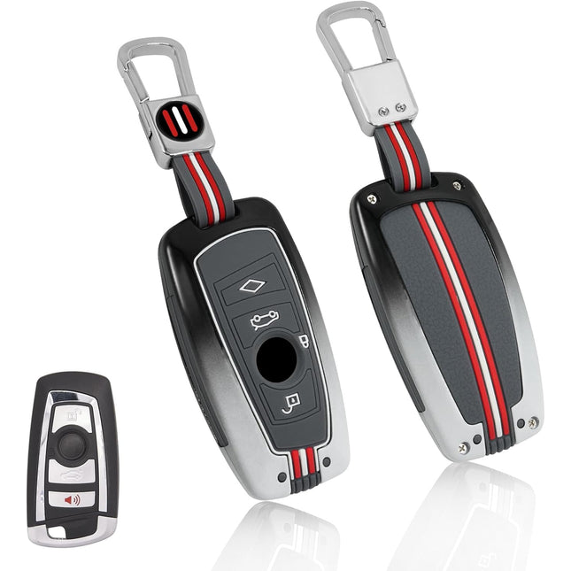 Key Fob Cover Sporty Red Silicone For BMW 1'F20/2'F22/3'F30/4'F32/5'F10/6'F11/7'F01/M Series | Jaronx