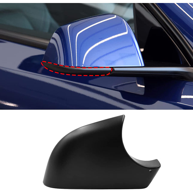Jaronx Compatible with Tesla Model Y Mirror Bottom Cover 2018-2021, Right Passenger Rearview Mirror Lower Base Cover, Side Mirror Base Cover Replacement for Tesla Model Y Wing Mirror Repair(Right)