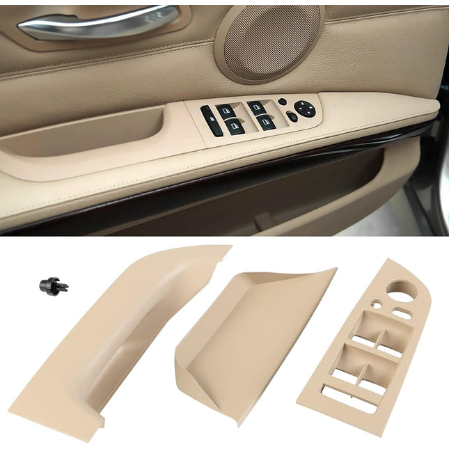 For BMW 3 Series E90/E91 Driver Side Door Handle Cover (2004-2007) - 14.76" Beige | Jaronx