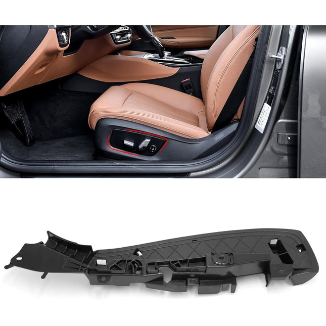 For BMW Front Seat Track Rail Cover 5' F07 F10 F11 G30 G31/6' G32/7' F01 F02 F03 G11 G12/X5 F15/X6 F16 F86, 52107317459 (Left)|Jaronx