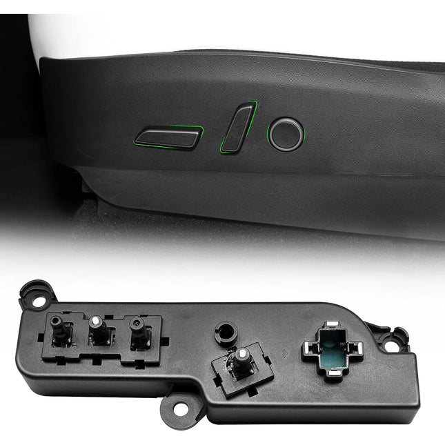 Jaronx Compatible with Tesla Model 3 Model Y Power Seat Control Switch, Left Front Driver Seat Adjistment Switch Replacement Fit for Tesla Model 3/Y 2017-2022, Replace for 1098529