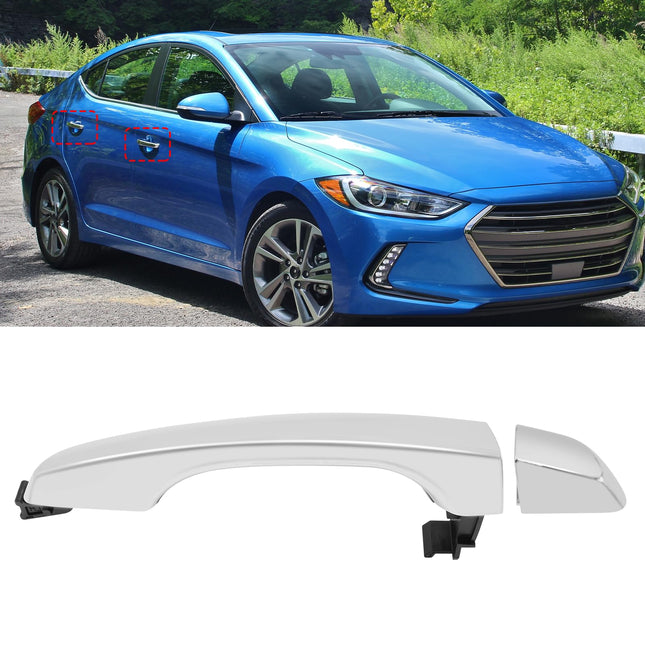 Elantra door Handle silver 2017