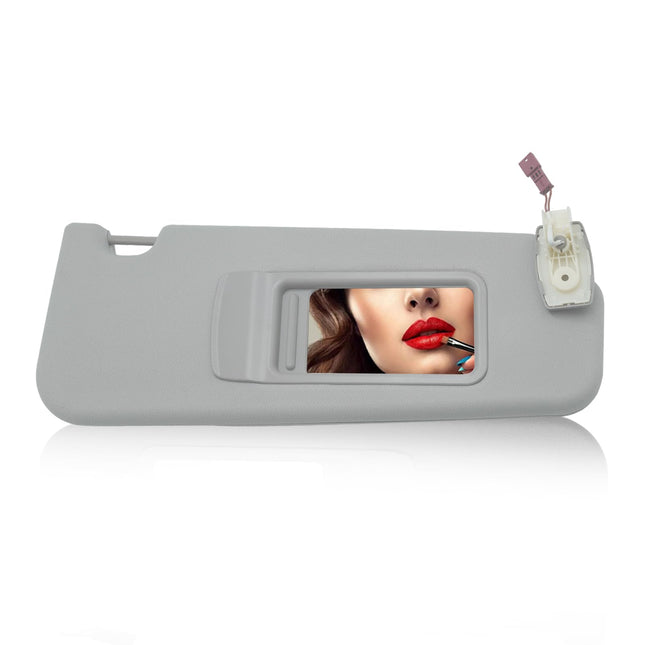 BMW 5 Series F10/F11 2010-2016 Right Sun Visor (with Mirror, Gray) | Jaronx
