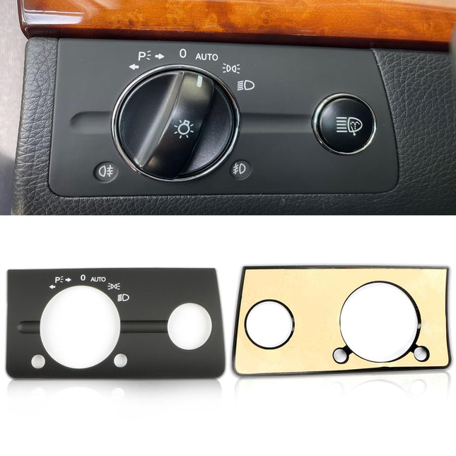 Mercedes Benz E Class W211 Headlight Switch Cover Stick-on (2003-2008) OE 2115450104 (B Model) | Jaronx