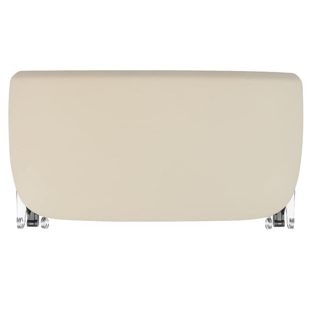 For BMW Seat Back Pocket Cover, Genuine Leather Backrest Back Seat Pocket Panel Cover Replacement Compatible with BMW 5 Series F10 F11 F07, 7 Series F01 F02(Off-White)| Jaronx