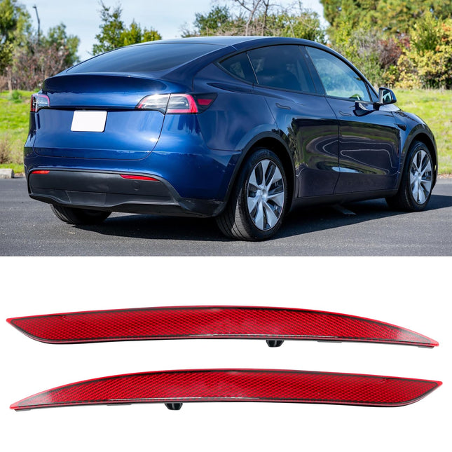 Tesla Model Y Rear Bumper Reflector 2020-2023 | Pair | 1626226-00-C | Jaronx
