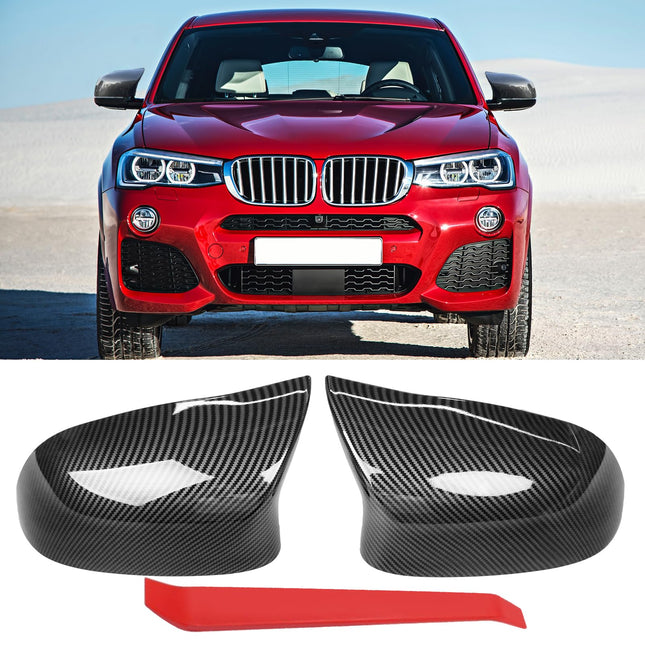 BMW Ox Horn Mirror Cover 3/4/5/6-Series Carbon Look | Jaronx