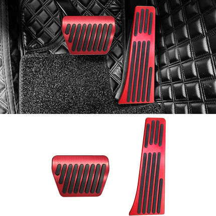Upgraded For BMW Gas Pedal and Brake Pedal Covers - B Model Red
