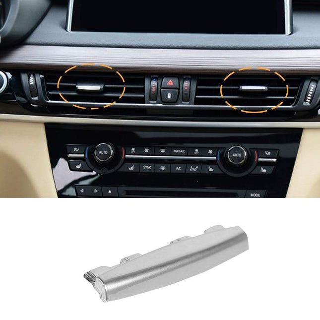 For BMW X5/X6 Car Air Vent Tab Chrome-Plated Trim Replacement | Jaronx
