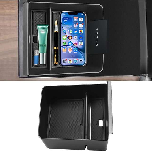For Tesla Upgraded Model S / Model X Plaid/Long Range Center Console Organizer | Jaronx
