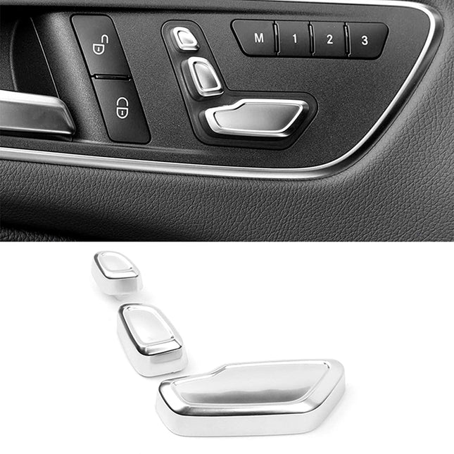 Mercedes Benz Driver Side Chrome Door Seat Adjustment Button