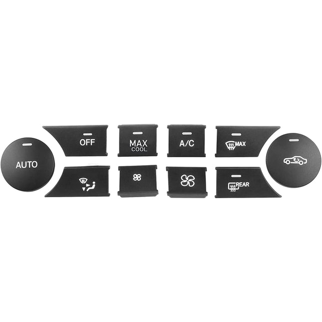 W204 AC Buttons-10PCS Black