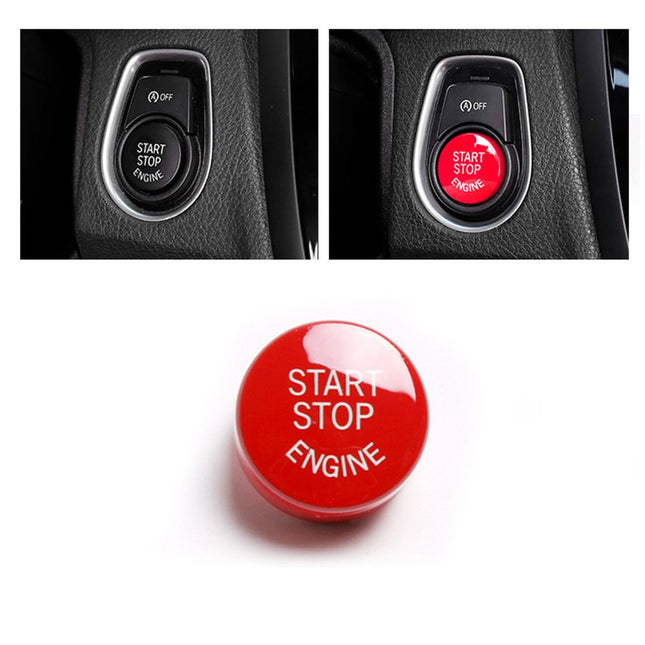 BMW Start Stop Button Sports Red Engine Switch