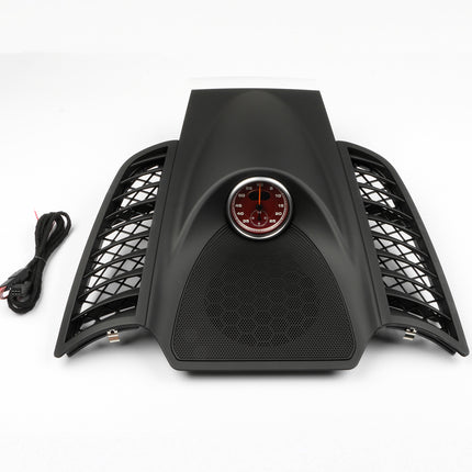 Porsche Cayenne Dashboard Clock Cover (2011-2017) | High-Strength ABS & Iron(Black Red) | Jaronx