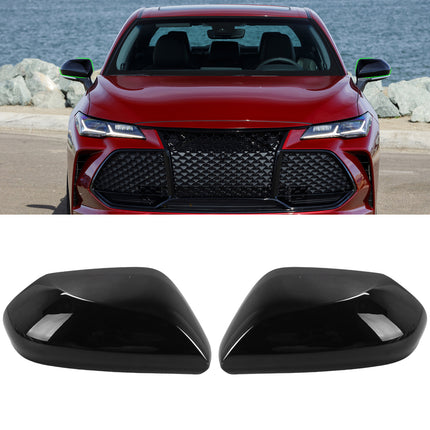 Toyota Camry Mirror Cover Replacement (2018-2024) | 8th Gen | 1 Pair Glossy Black | Jaronx