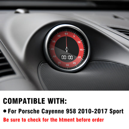 Porsche Cayenne 958 (2010-2017) Sport Chrono Dashboard Panel Cover,Black|Jaronx