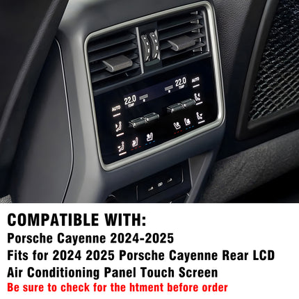 Porsche Cayenne (2024-2025) Rear LCD AC Control Panel, Four-Zone Touch Screen Upgrade | Jaronx