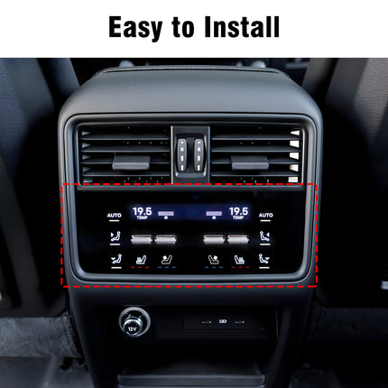 Porsche Cayenne (2024-2025) Rear LCD AC Control Panel, Four-Zone Touch Screen Upgrade | Jaronx