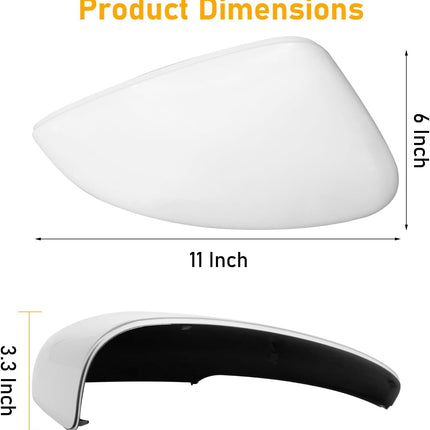 Honda Accord Mirror Cover,Platinum White Pearl,1 Pair| Jaronx