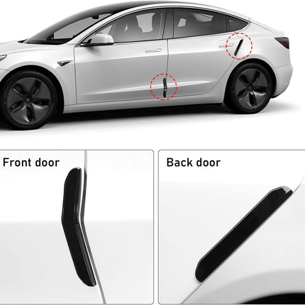 Tesla Model 3 Door Edge Guards Protector 2017-2023,Black | Jaronx