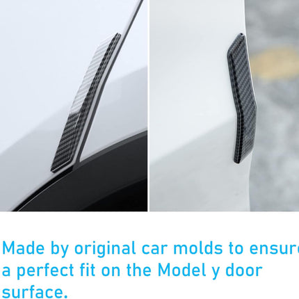 Tesla Model Y Door Edge Guards, 4 Pcs Carbon Fiber Pattern | Jaronx