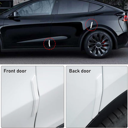 Tesla Model Y Door Edge Guards, 4 Pcs White | Jaronx