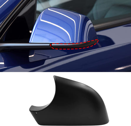 Jaronx Compatible with Tesla Model Y Mirror Lower Cover 2018-2021,Left Drive Side Rearview Mirror Base Cover Trim, Side Mirror Bottom Cover Replacement for Tesla Model Y Wing Mirror Repair(Left)