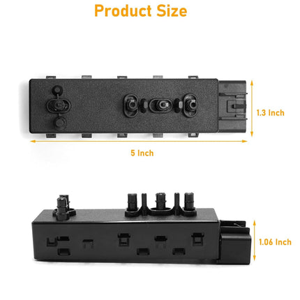 8 Way 10-Pin Seat Adjust Switch for Chevy, GMC, Cadillac, Buick - Replaces 25974715, 12451498 |Jaronx