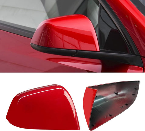 For Tesla Model Y Side Mirror Cover Right Passenger Side Replacement | Red | Jaronx