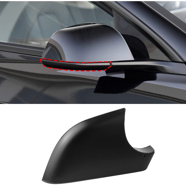 Jaronx Compatible With Tesla Model 3 Mirror Bottom Cover 2017-2022, Right Passenger Rearview Mirror Lower Base Cover, Side Mirror Base Cover Replacement For Tesla Model 3 Wing Mirror Repair(Right)