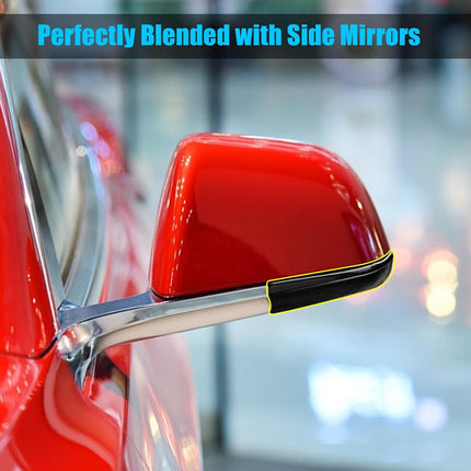 Tesla Model 3 Side Mirror Trim Strips (2017-2024) - Anti-Collision Protector | Jaronx