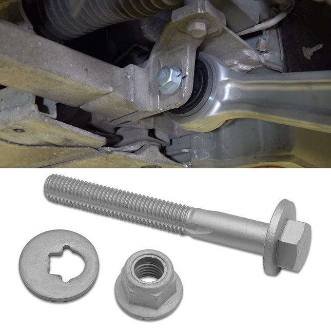 Jaronx Compatible with Tesla Model S/X Front Lower Control Arm Bolt Replacement, M14x2.00x114 [10.9] - G720 2007106 Suspension Bolt Cam Bolt Assy for Tesla Model S 2012-2021, Model X 2016-2020