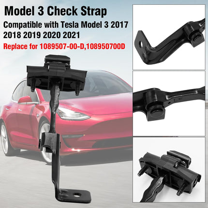 Tesla Model 3 Front Left Door Check Stop Strap 1089507-00-D 2017-2021 | Jaronx