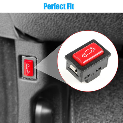 Jaronx Compatible with BMW Trunk Switch Assembly Rear Trunk Button Tailgate Release Switch 1' E81/E82, 2' F22/F23,3' E90/F30,4' F32, 5' E60/F10/F11,6' E63/F12, 7' F01/F02,X1 E84,X3 F25,Z4 E89/G29(Red)