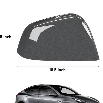 Tesla Model Y Side Mirror Cover 2020-2023,Grey Color/Midnight Silver Metallic| Jaronx