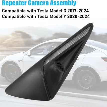 Tesla Model 3/Y 2017-2024 Left Side Repeater Camera Assembly Replacement| Jaronx