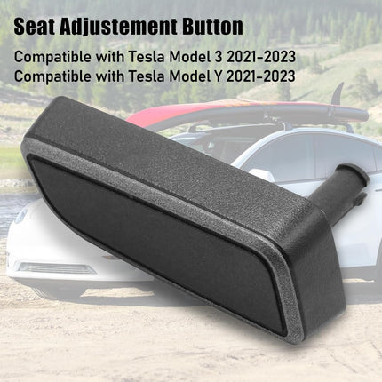 Jaronx Compatible with Tesla Model 3/Y Seat Adjustment Button 2021 2022 2023, Left Driver Side Backrest Adjust Button Cover for Model 3 Model Y Seat Adjust Button 1098841-01-E,Power Seat Switch Button