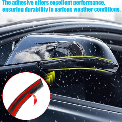 Tesla Model 3 Side Mirror Trim Strips (2017-2024) - Anti-Collision Protector | Jaronx