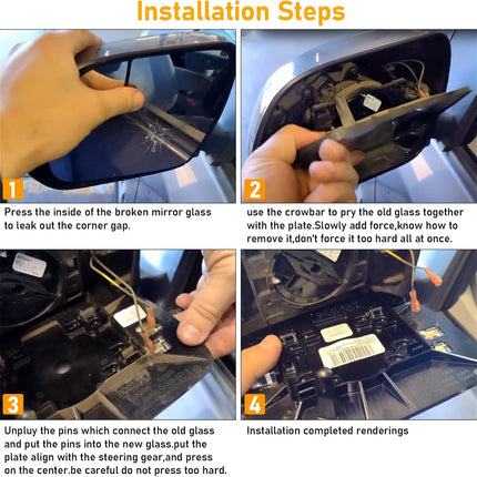 Toyota Sienna Left Driver Side Power Heated Mirror Glass| Jaronx