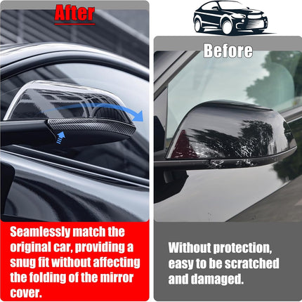 Model 3 Rearview Anti-Collision Mirror Trim Protector Strips