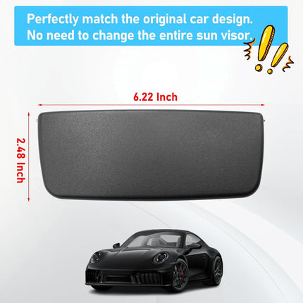 Porsche Boxster/Cayman 981/718 & Carrera 911 2012-2024 Sun Visor Mirror Cover Replacement, Left/Right | Jaronx