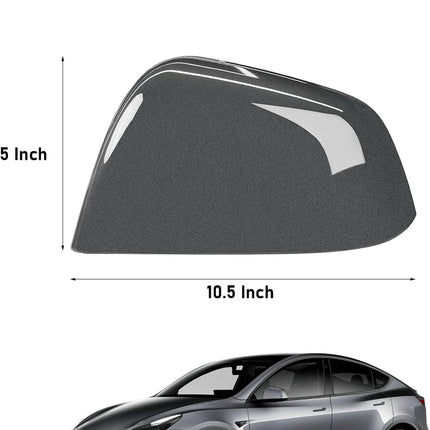 Tesla Model Y (2020-2024) Left Grey Side Mirror Cover Replacement| Jaronx