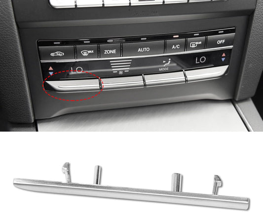 For Mercedes Benz AC Button Trim E Class W212 Sliver (Matte) | Jaronx