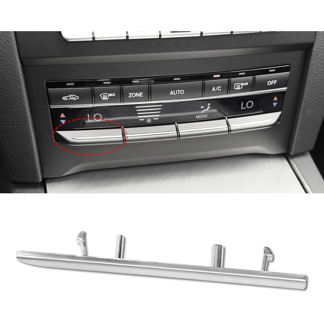 For Mercedes Benz AC Button Trim E Class W212 Sliver (Matte) | Jaronx