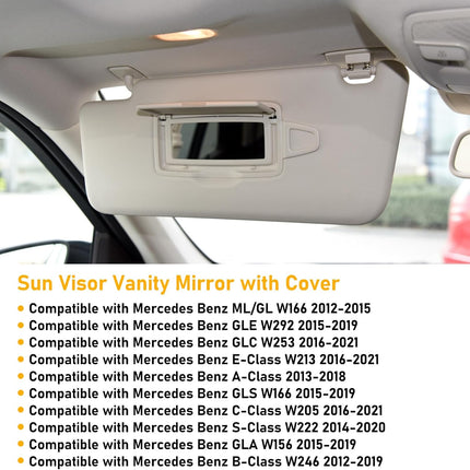 Mercedes Benz Sun Visor Vanity Mirror Cover