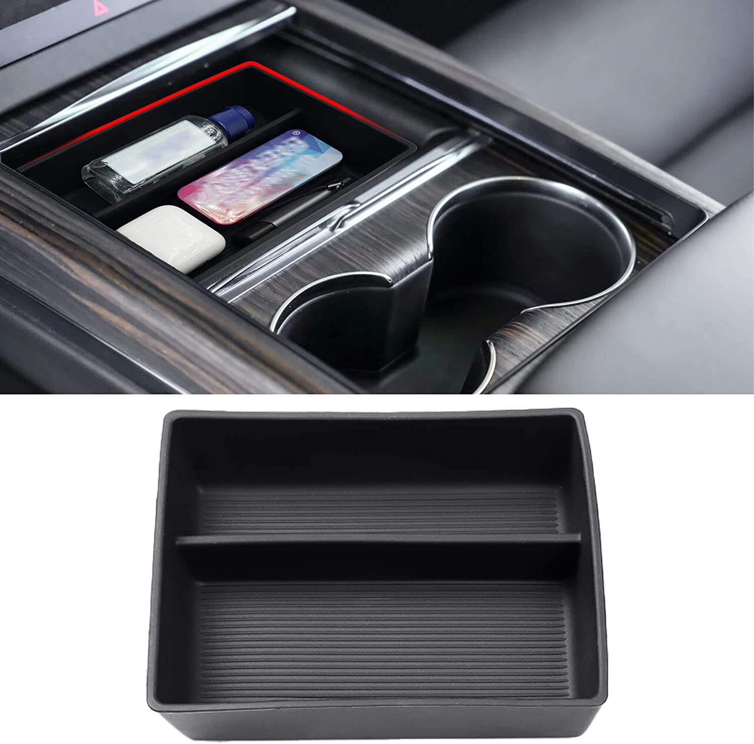 TAPTES Center Console Side Silicone Storage Organizer for Tesla Model –  TAPTES -1000+ Tesla Accessories