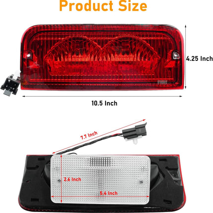 Ford E150-E450 Econoline 2007-2014 3rd Brake Light w/Indoor Lamp & Molded Headliner| Jaronx