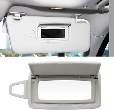 Sun Visor Vanity Mirror Cover Gray